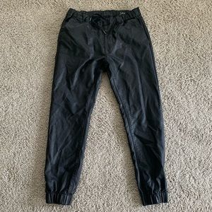 Bullhead California Republic Faux Leather Joggers